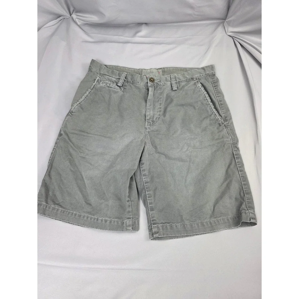 American Eagle Outfitters Prep Fit Gray Chino Shorts Mens 33 Cotton 7015261921